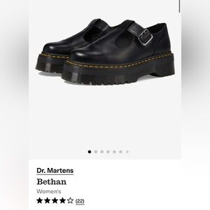 Dr. Martens Bethan Black Platform Shoes